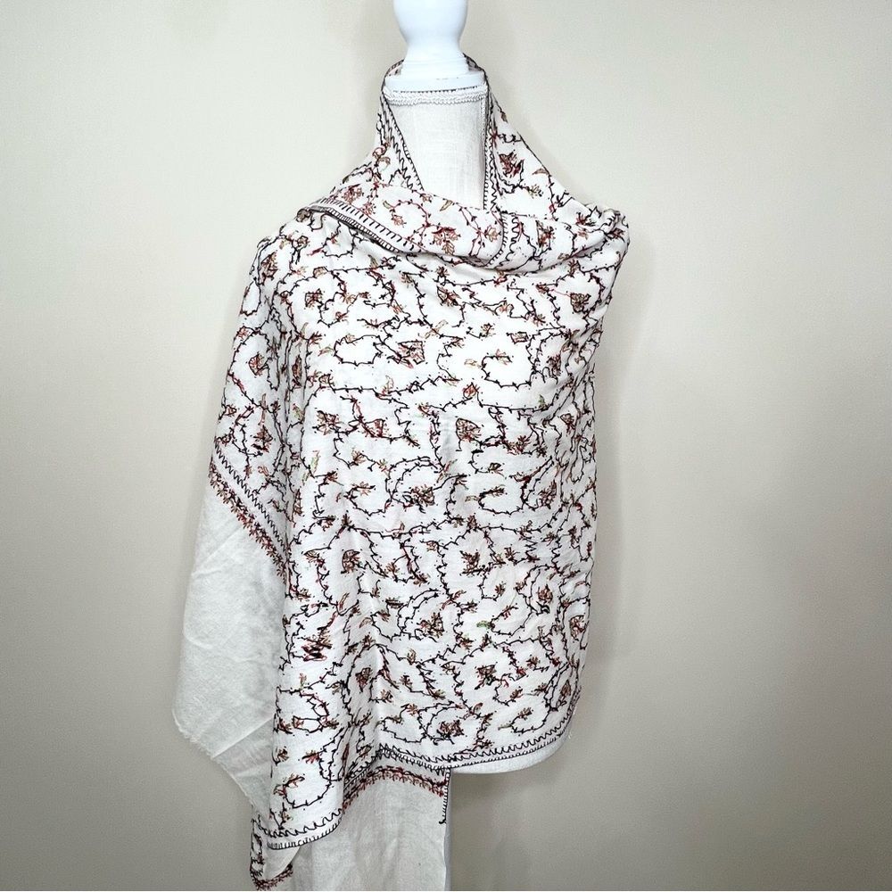 Hand Embroidered Shawl/Pashmina/Scarf/Wrap